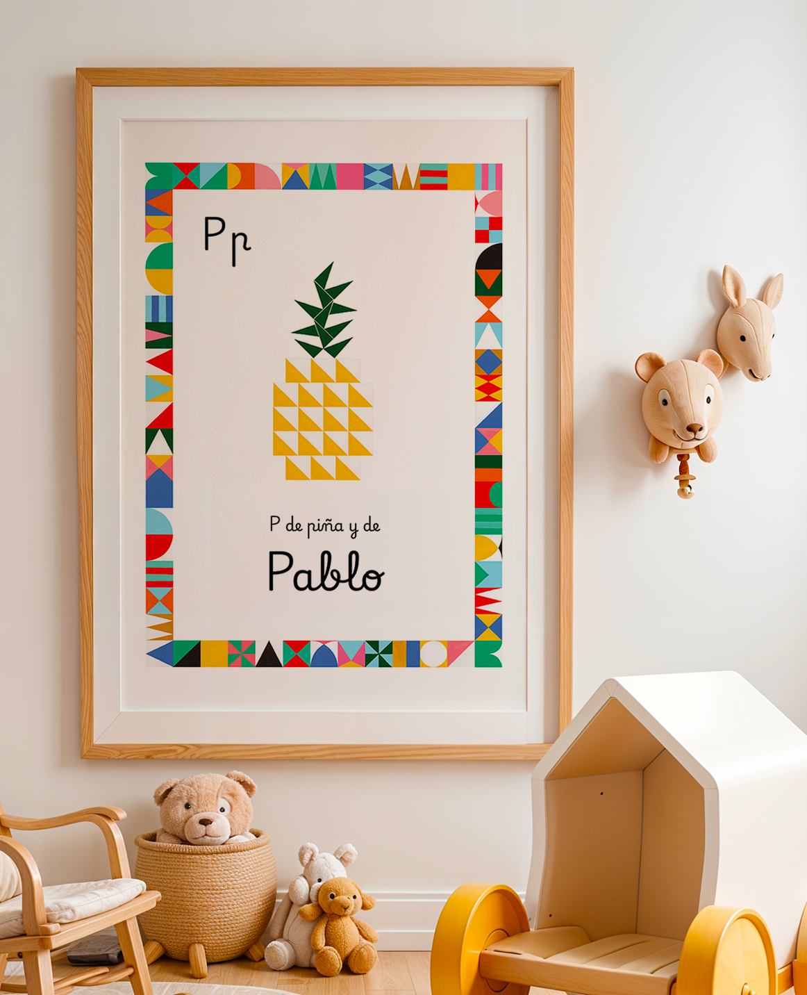 Lámina A3 Letra Alfabeto (Nombre Personalizable)