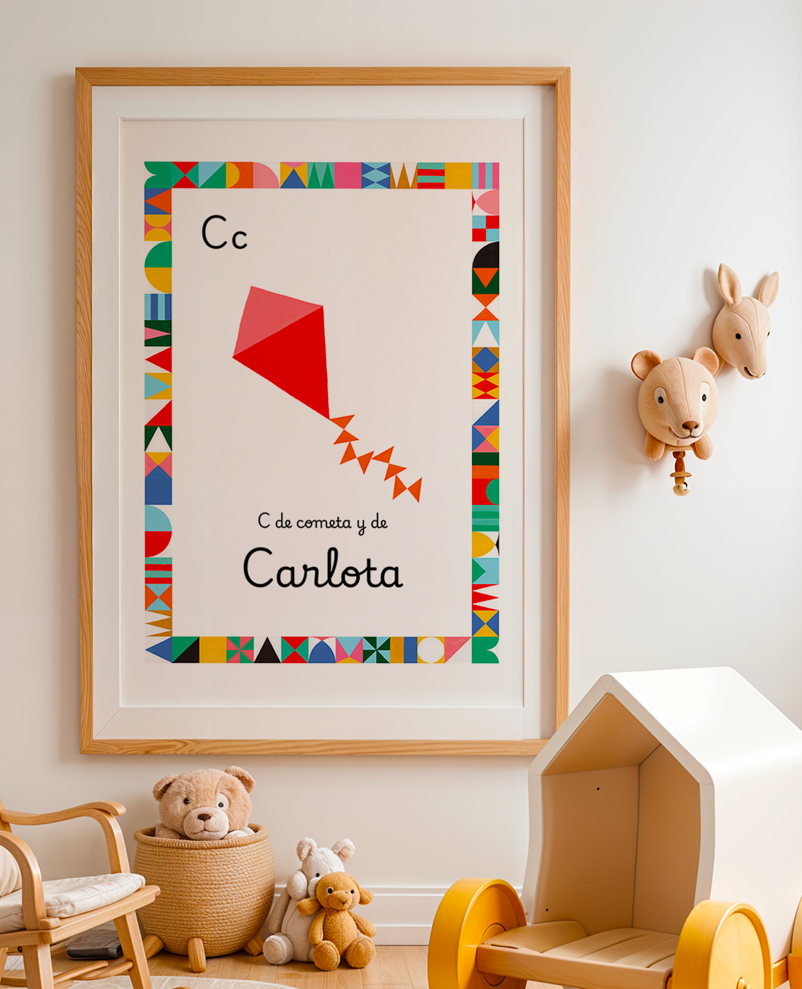 Lámina A3 Letra Alfabeto (Nombre Personalizable)