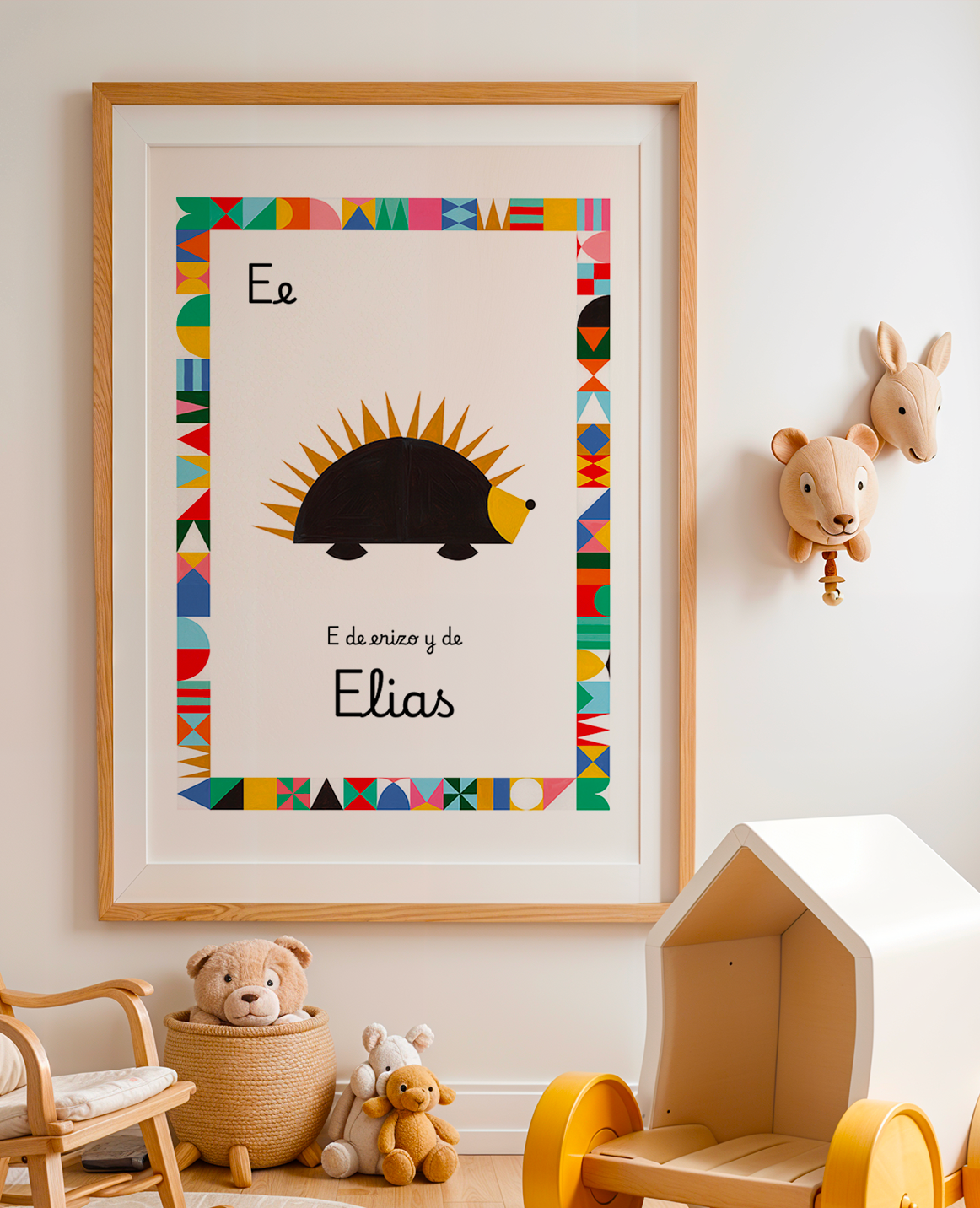 Lámina A3 Letra Alfabeto (Nombre Personalizable)