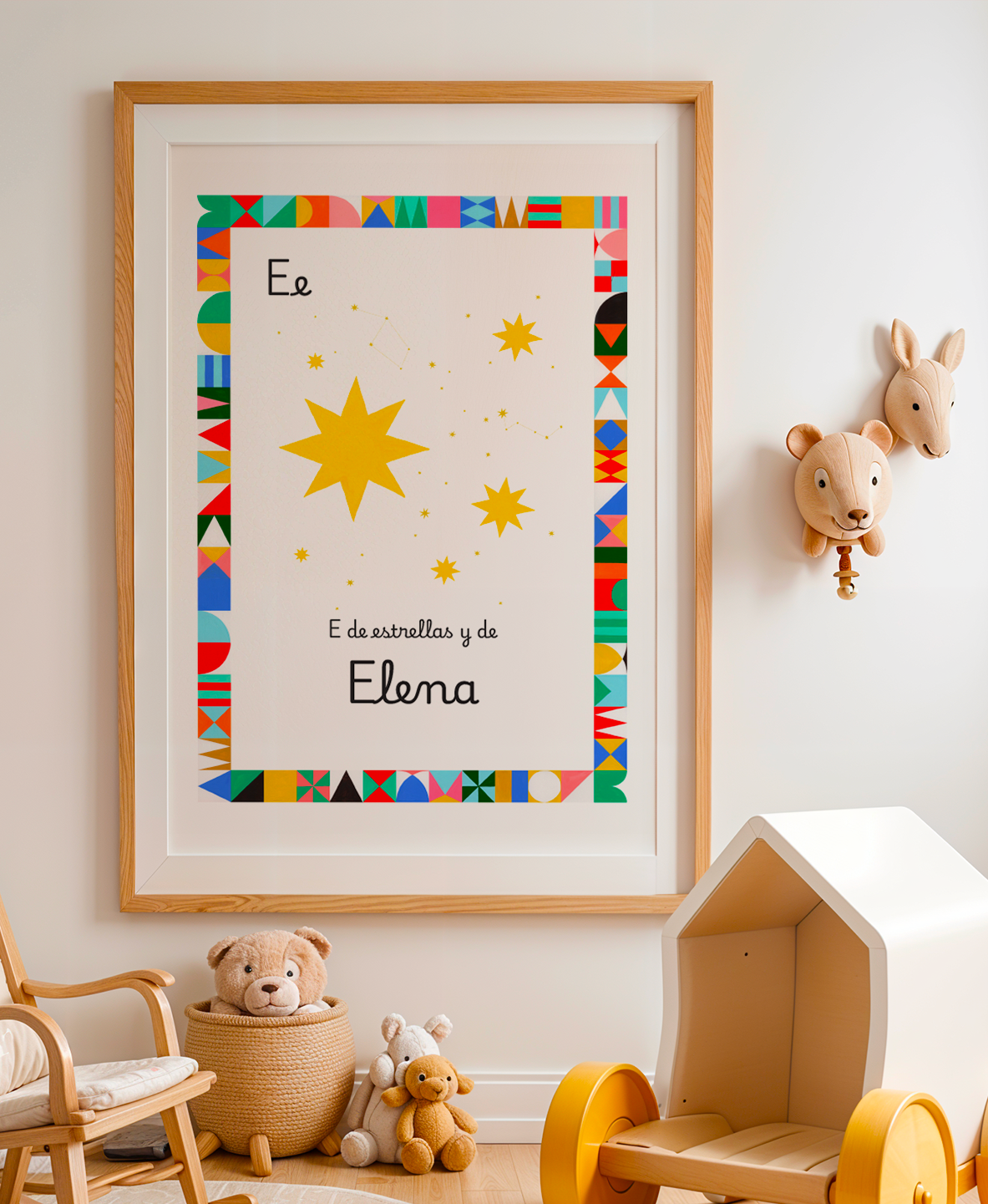 Lámina A3 Letra Alfabeto (Nombre Personalizable)