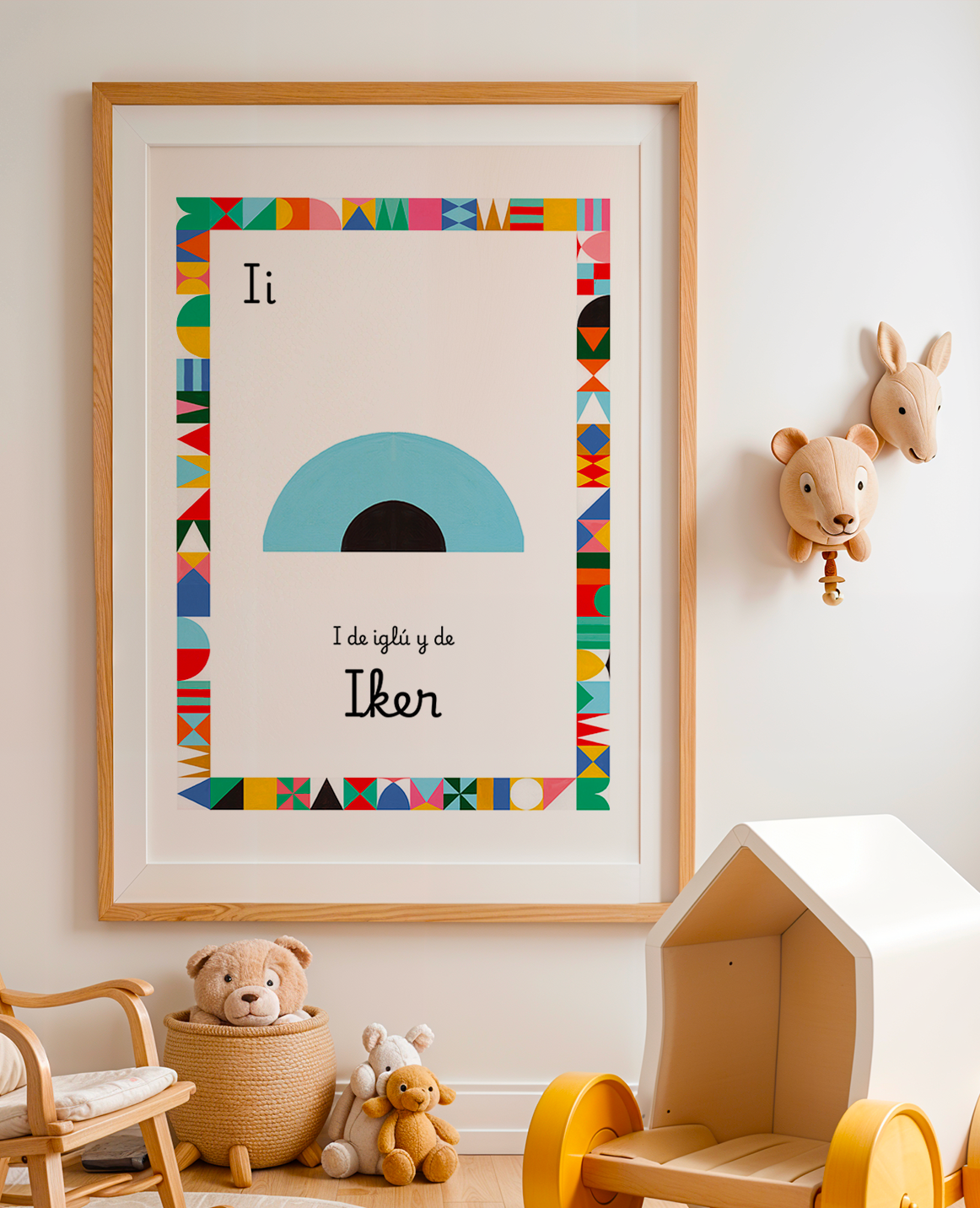 Lámina A3 Letra Alfabeto (Nombre Personalizable)