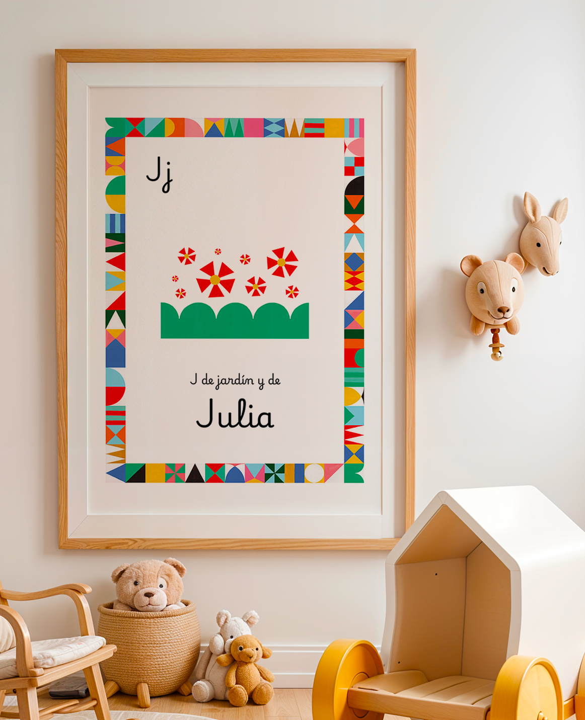 Lámina A3 Letra Alfabeto (Nombre Personalizable)