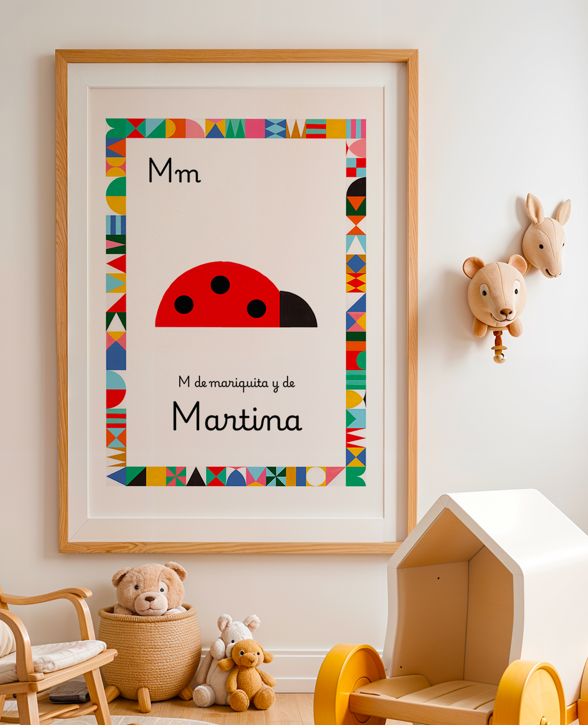 Lámina A3 Letra Alfabeto (Nombre Personalizable)