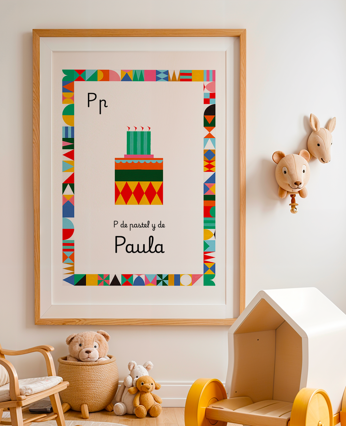 Lámina A3 Letra Alfabeto (Nombre Personalizable)