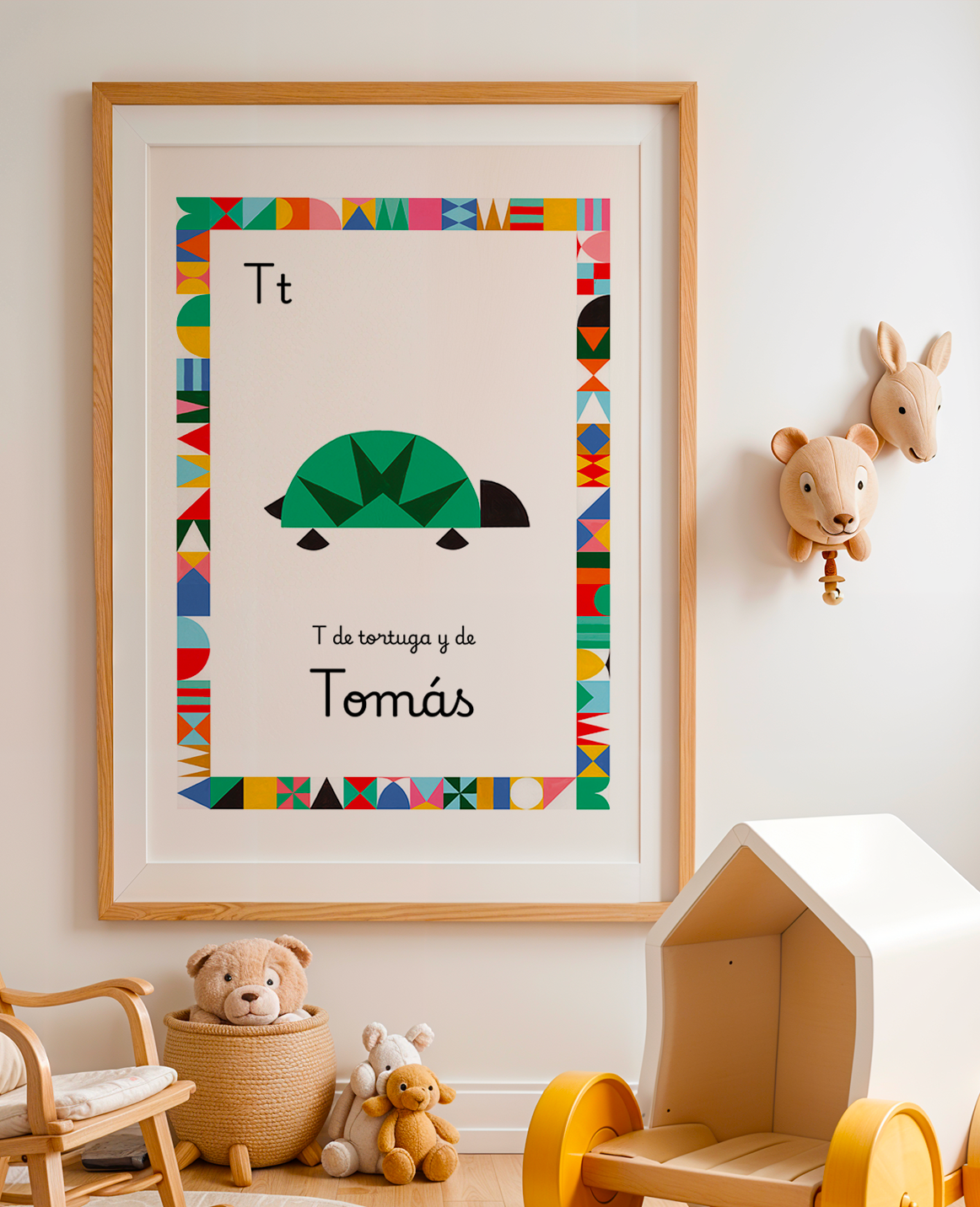 Lámina A3 Letra Alfabeto (Nombre Personalizable)
