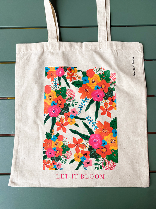 Tote Bag · Let it bloom
