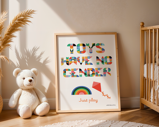 Lámina Toys Have No Gender A3