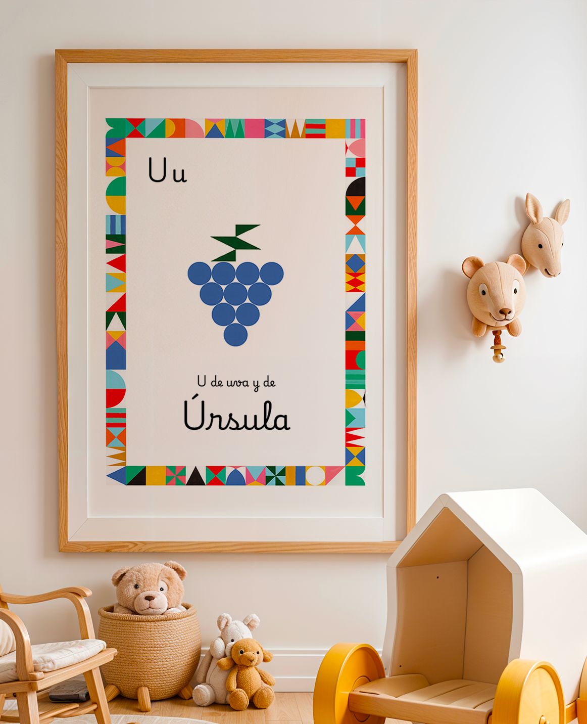 Lámina A3 Letra Alfabeto (Nombre Personalizable)