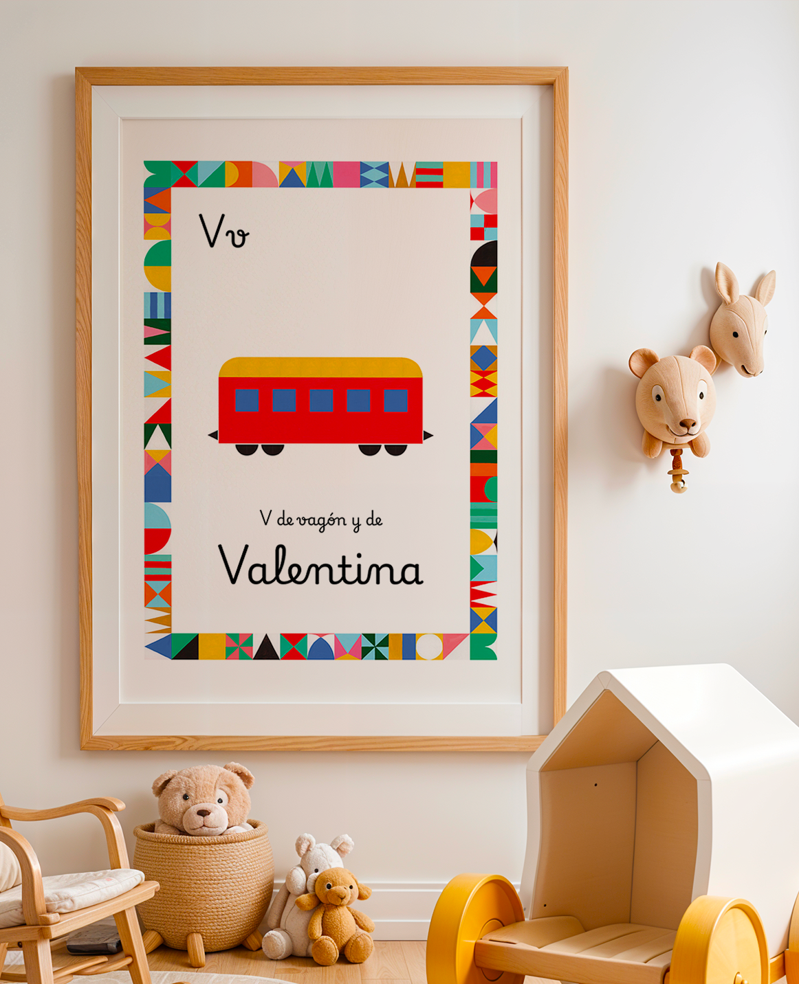 Lámina A3 Letra Alfabeto (Nombre Personalizable)