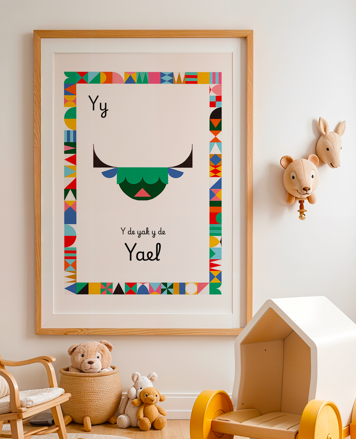 Lámina A3 Letra Alfabeto (Nombre Personalizable)